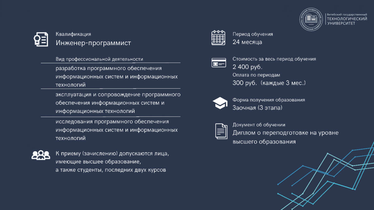Переподготовка - 2026 Программное обеспечение информационных систем