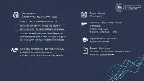 Переподготовка - 2026 по специальности Охрана труда в отраслях непроизводственной сферы